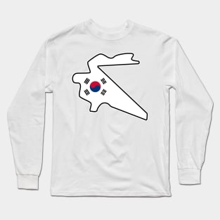 Korea International Circuit [flag] Long Sleeve T-Shirt